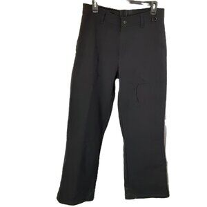 Womens Schoeller Fitted Black Ski Pant With Stirups Size 12 Fits like a Sz 10